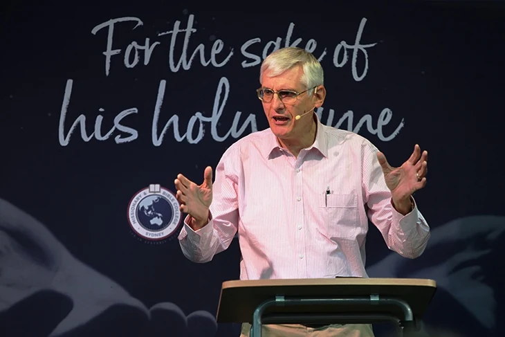 Michael Raiter preaching